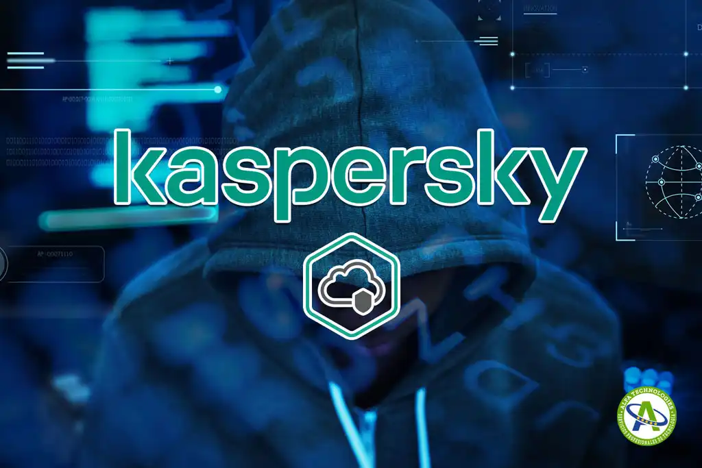 Interfaz de Kaspersky Endpoint Security Cloud mostrando protección avanzada para dispositivos, gestión centralizada de seguridad y características de prevención de amenazas en la nube.