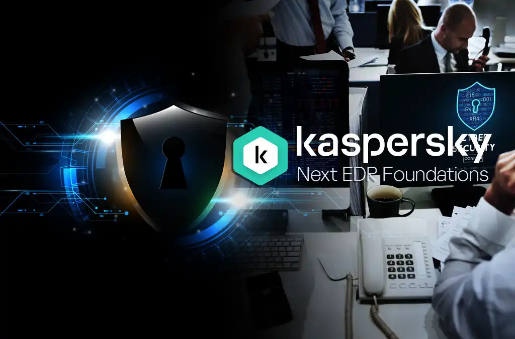 Equipo de soporte técnico de ALFA Technologies asistiendo en la implementación de Kaspersky Next EDR Foundations para una protección cibernética eficaz.