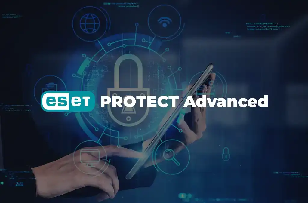 ESET Protect Advanced: Solución de ciberseguridad integral para proteger endpoints y redes contra amenazas avanzadas.