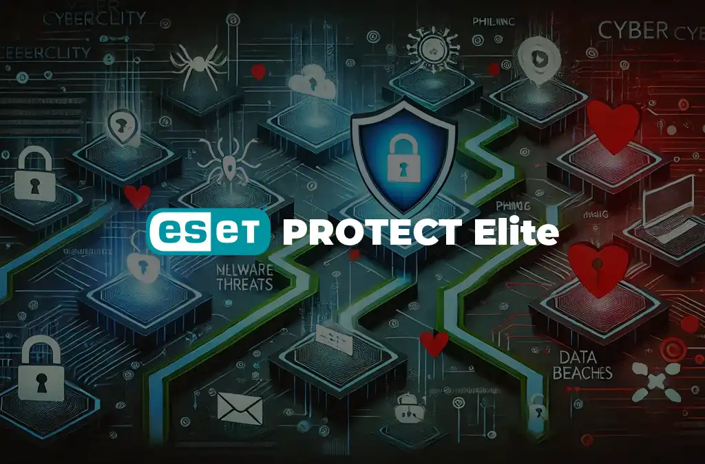 ESET Protect Elite: Solución avanzada de ciberseguridad para proteger datos críticos, endpoints y redes empresariales.